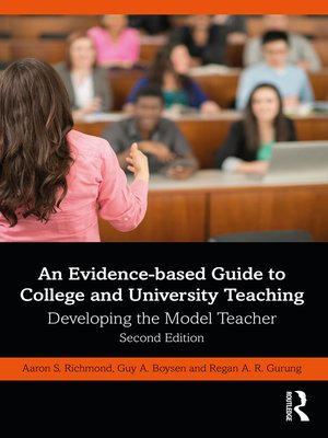 cover image of An Evidence-based Guide to College and University Teaching